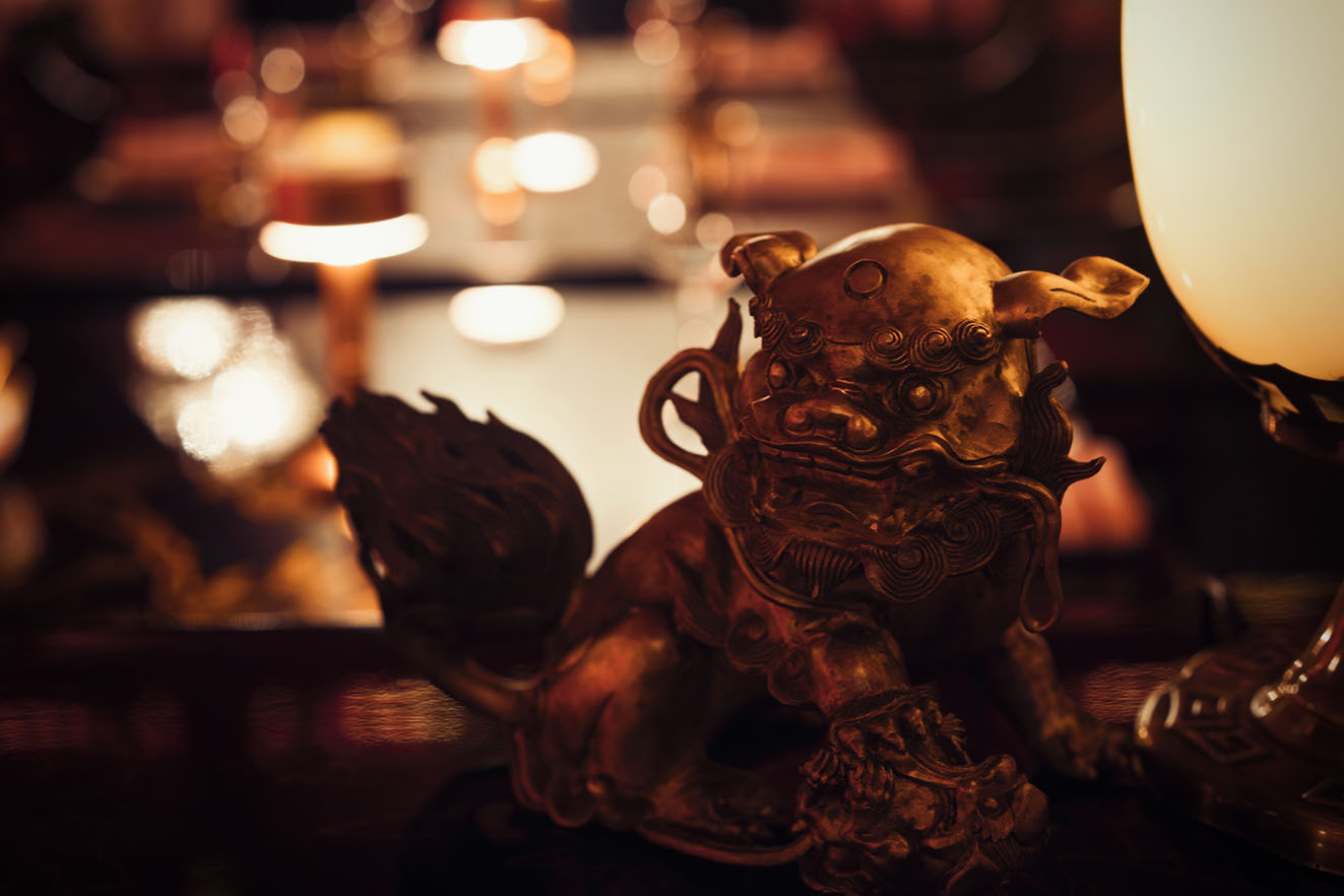 铜獅装饰-Copper Lion Deco